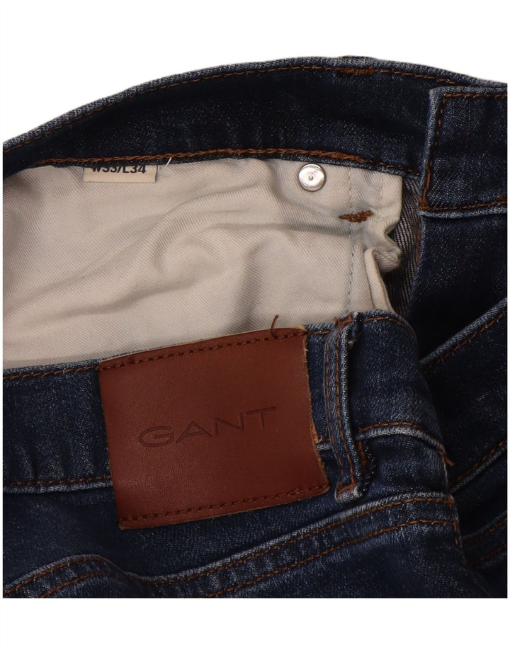 Vaqueros Gant Hombre Slim W33 L32 Algodón Azul