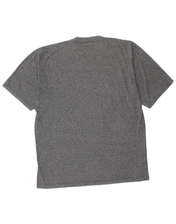 Camiseta Asics Hombre Top Algodón Moteado Gris Medio