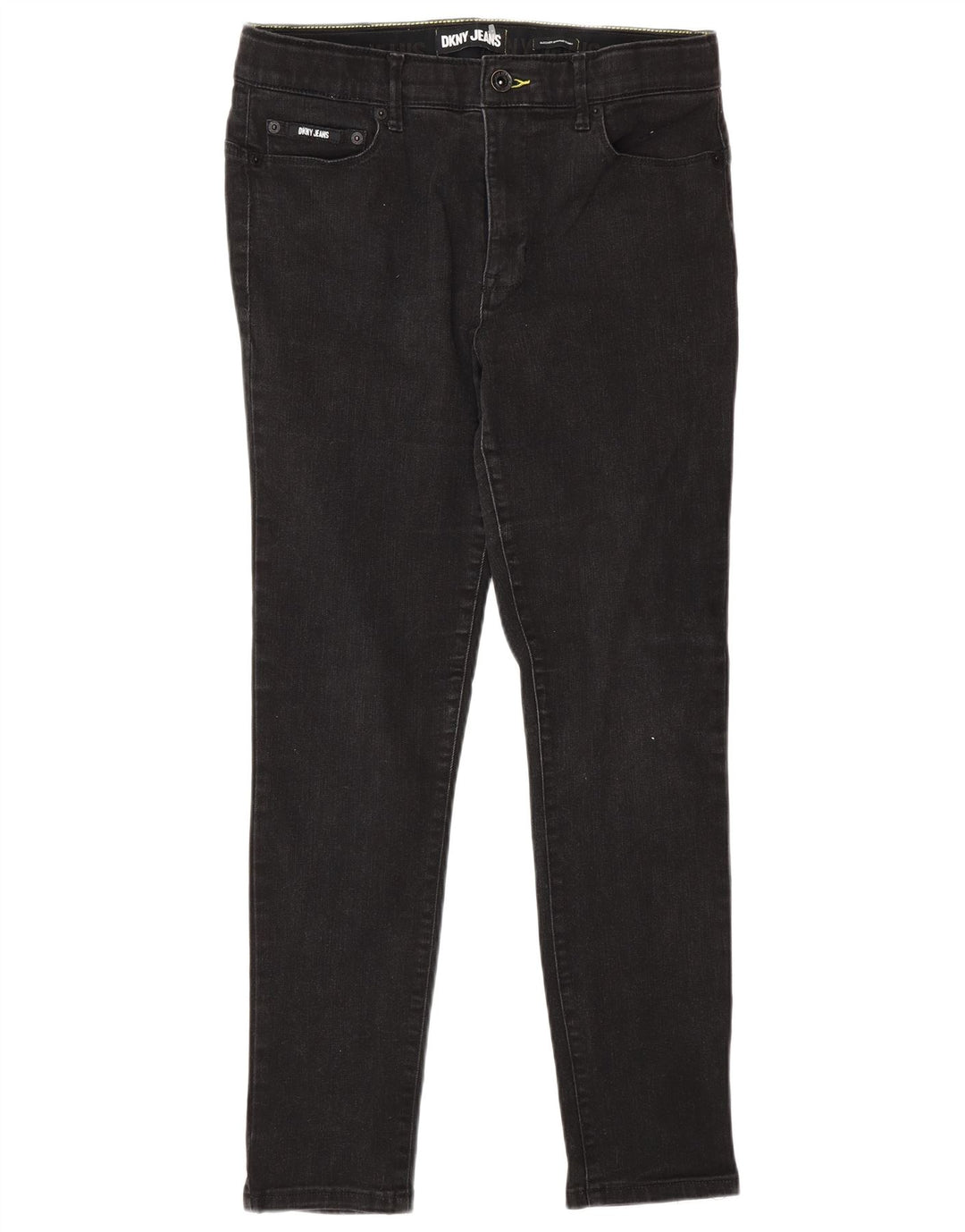 Dkny Mujer Bleecker Shaping Skinny Jeans W30 L28 Algodón Gris