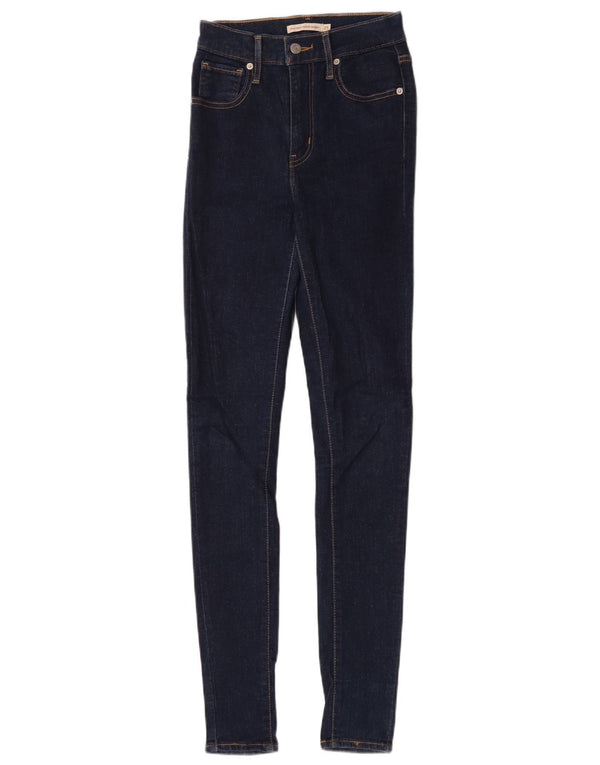 Vaqueros Levi's Mile High Super Skinny para mujer W25 L31 Algodón azul marino