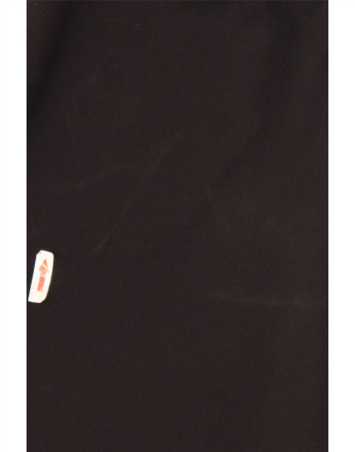Adidas Pantalones de chándal para mujer UK 12 Medium Negro Poliéster