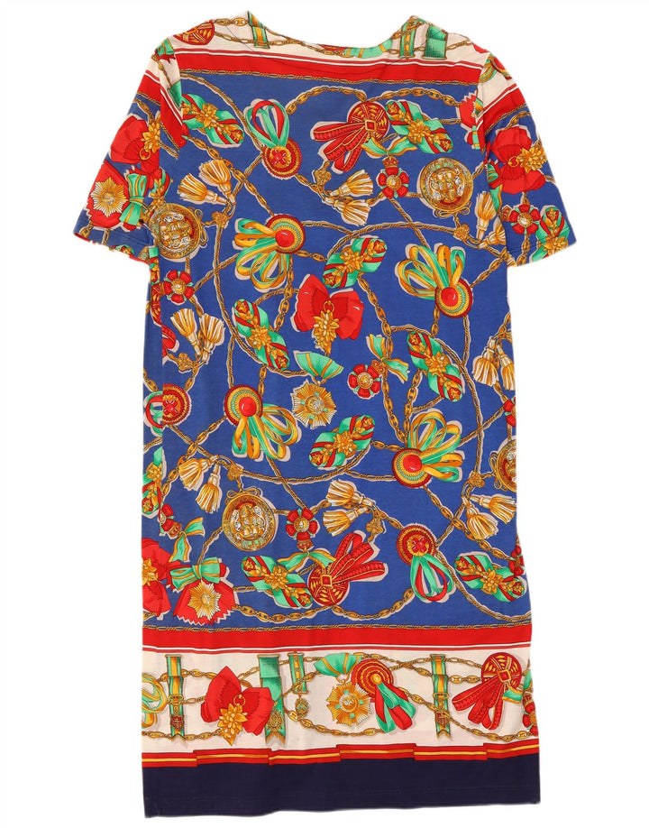 Maglificio MG Vestido camisero con estampado abstracto para mujer IT 50 XL Multicolor