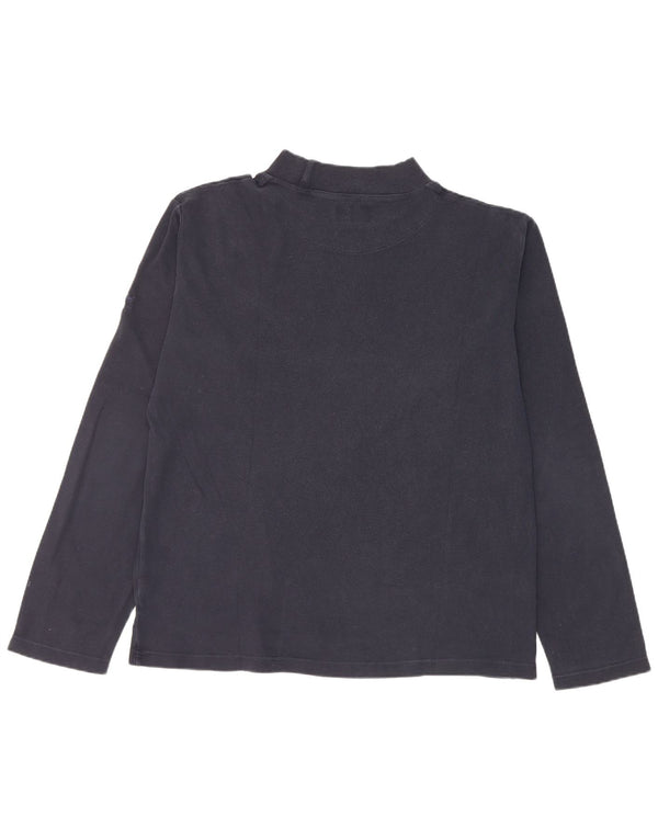 Gas Womens Top Long Sleeve UK 18 XL Navy Blue