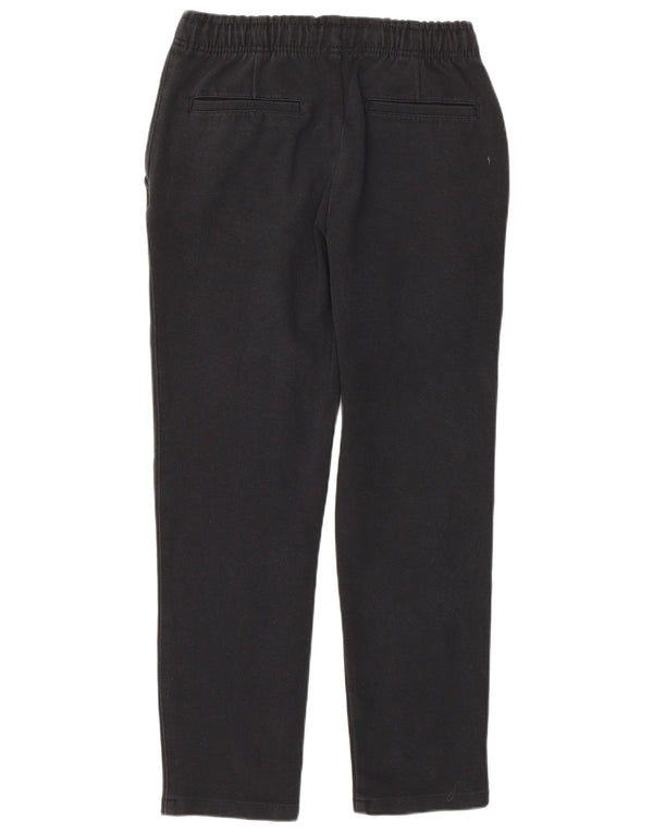Zara Mens Slim Casual Pantalones Pequeño W30 L28 Algodón Negro
