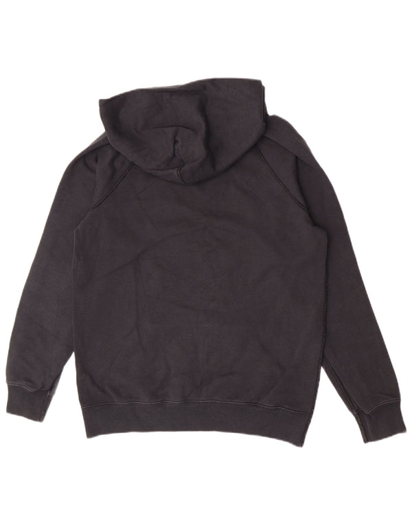 Jack Wills Jersey con capucha extragrande para mujer UK 10 Small Black Cotton