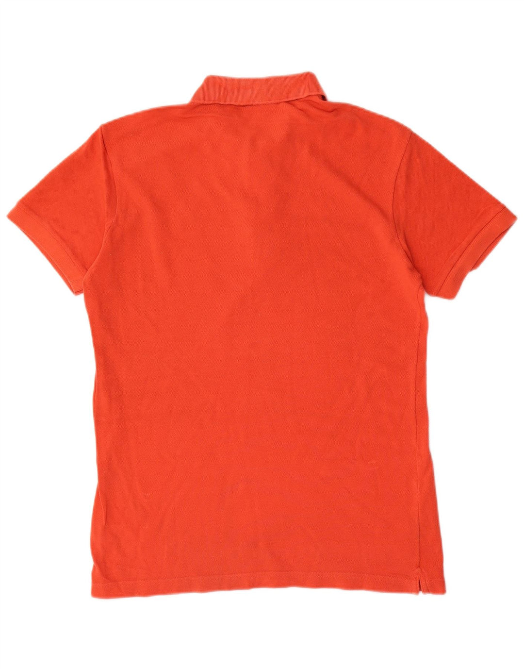 LACOSTE Polo ajustado para hombre talla 4 algodón naranja mediano