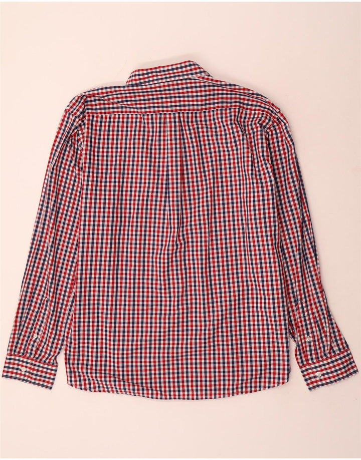 Camisa Dockers para hombre 2XL Algodón a cuadros rojo