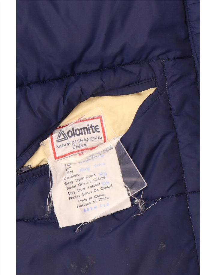 Dolomite Chaleco acolchado reversible para hombre UK 38 Medium Azul marino Algodón