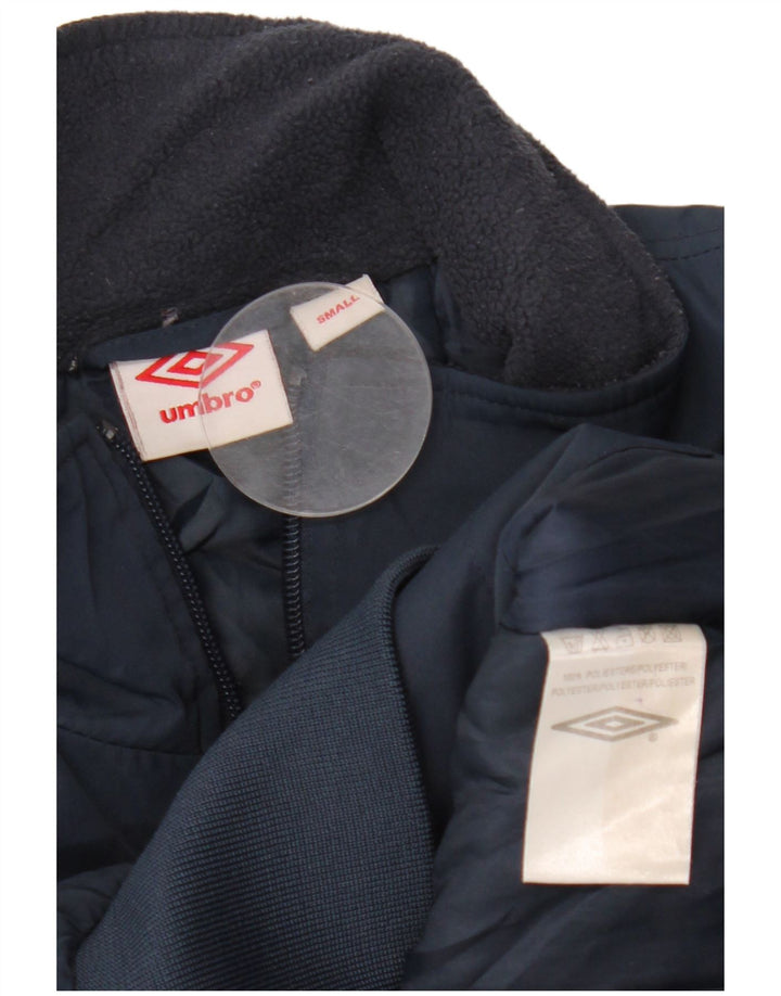 UMBRO Chaqueta Bomber para Hombre UK 36 Small Azul Marino Poliéster