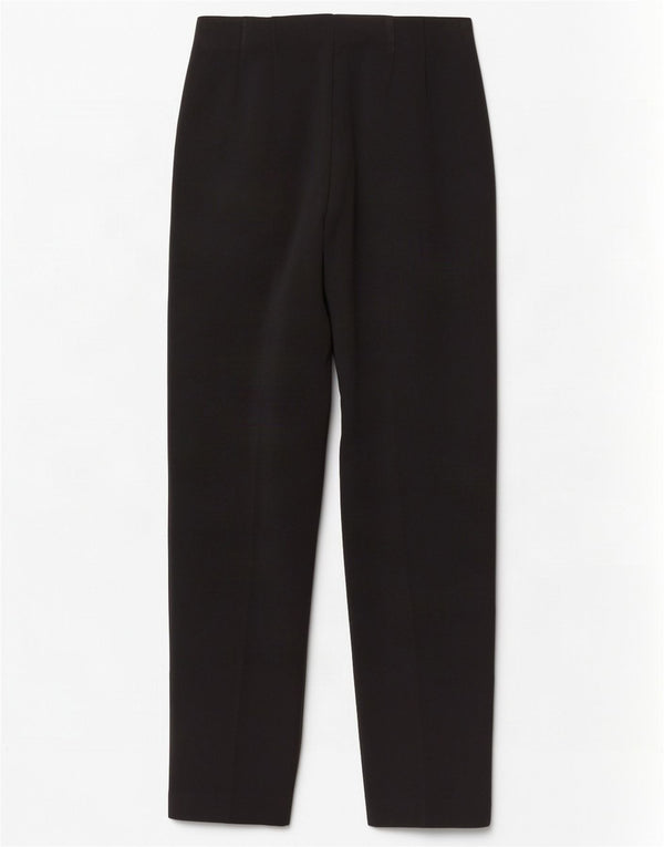 Marks & Spencer Pantalones casuales cónicos para mujer UK 8 Small W26 L28 Negro