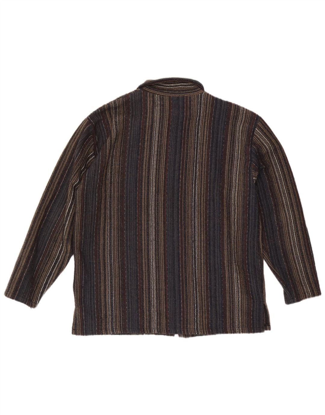 Camisa de franela vintage para hombre acrílico multicolor medio