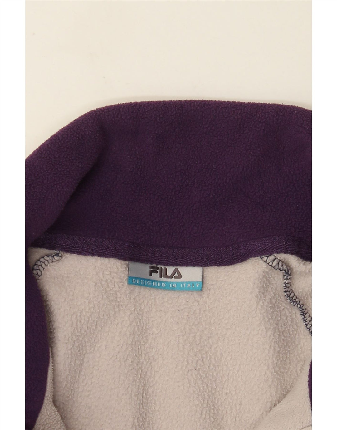 Fila Chaqueta polar para hombre UK 40 Large Azul marino Colorblock