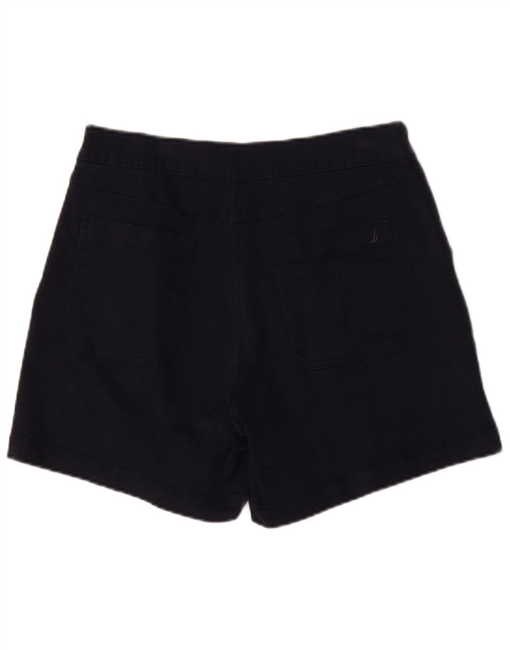 Nautica Pantalones cortos chinos para mujer medianos W30 algodón azul marino