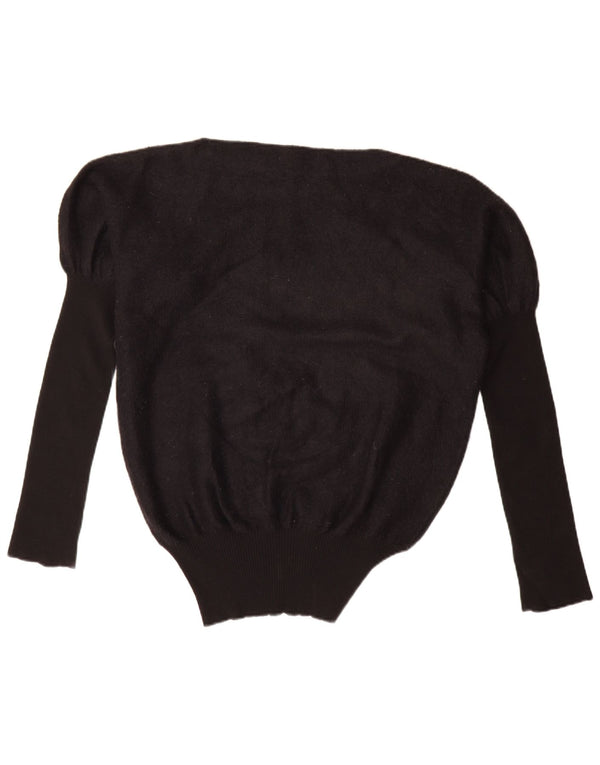 Les Copains Jersey extragrande con cuello barco para mujer IT 42 Medium Black