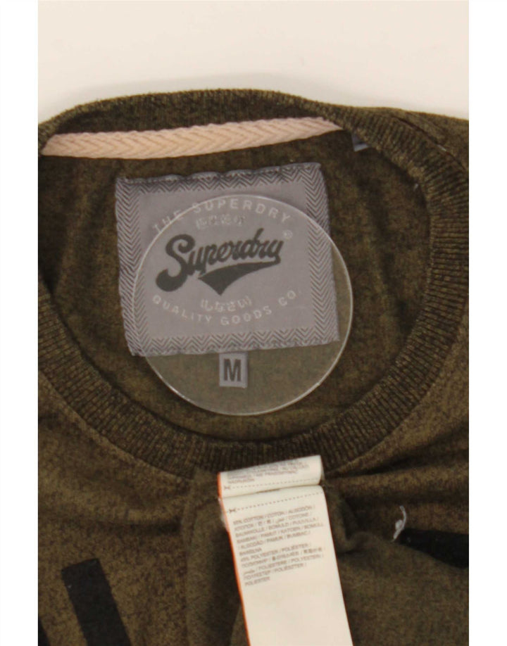 Superdry Camiseta Gráfica De Algodón Caqui Medio Para Hombre