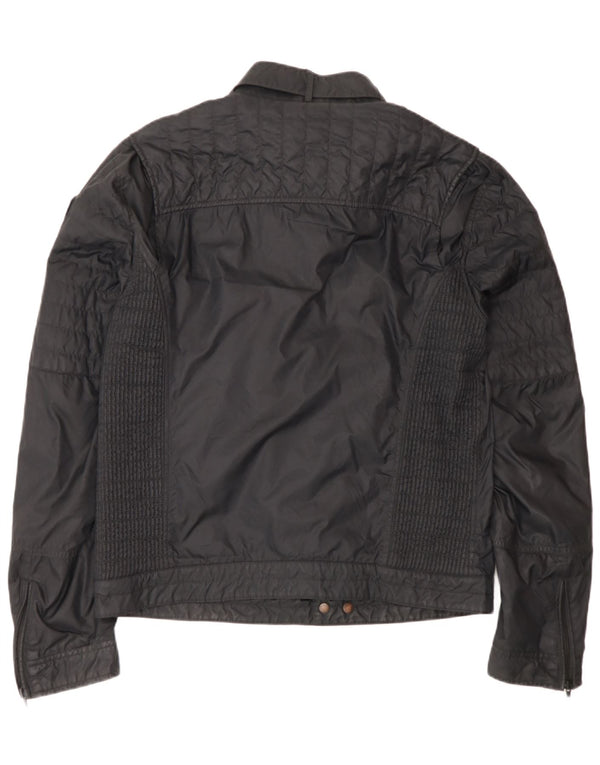 Blauer Chaqueta Bomber Hombre UK 42 XL Poliamida Negra