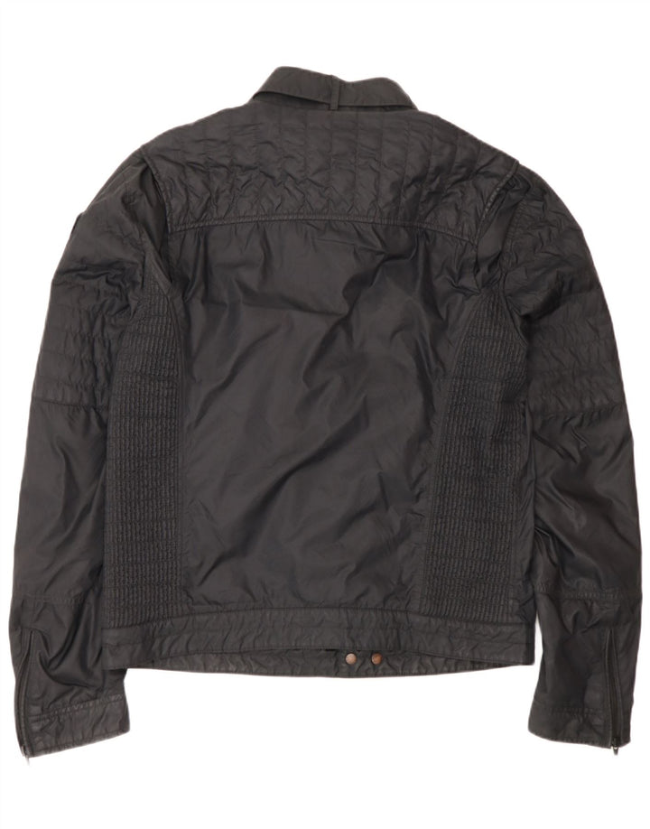 Blauer Chaqueta Bomber Hombre UK 42 XL Poliamida Negra