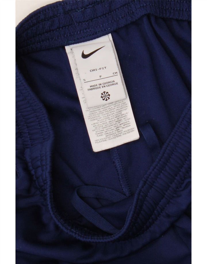 NIKE Mens Tracksuit Trousers Small  Navy Blue Polyester Vintage Nike and Second-Hand Nike from Messina Hembry 