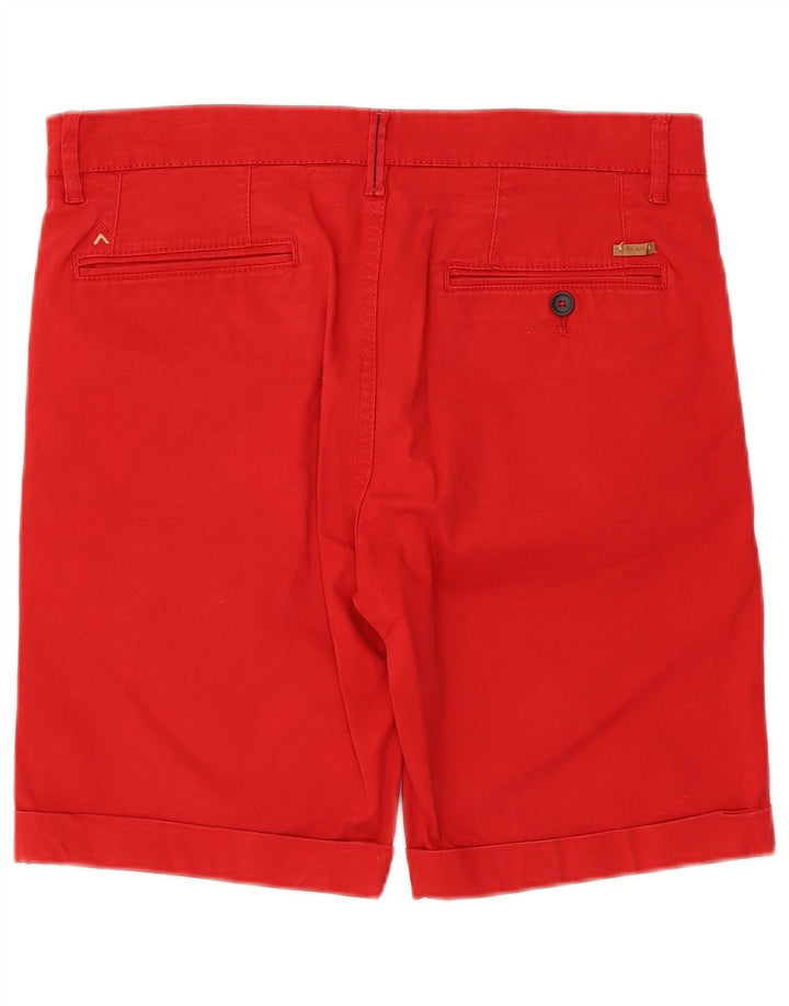 Zara Mens Chino Shorts EU 40 Medium W31 Rojo