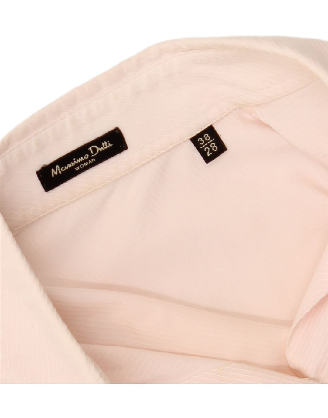 MASSIMO DUTTI Womens Shirt EU 38 Medium Pink Cotton Vintage Massimo Dutti and Second-Hand Massimo Dutti from Messina Hembry 