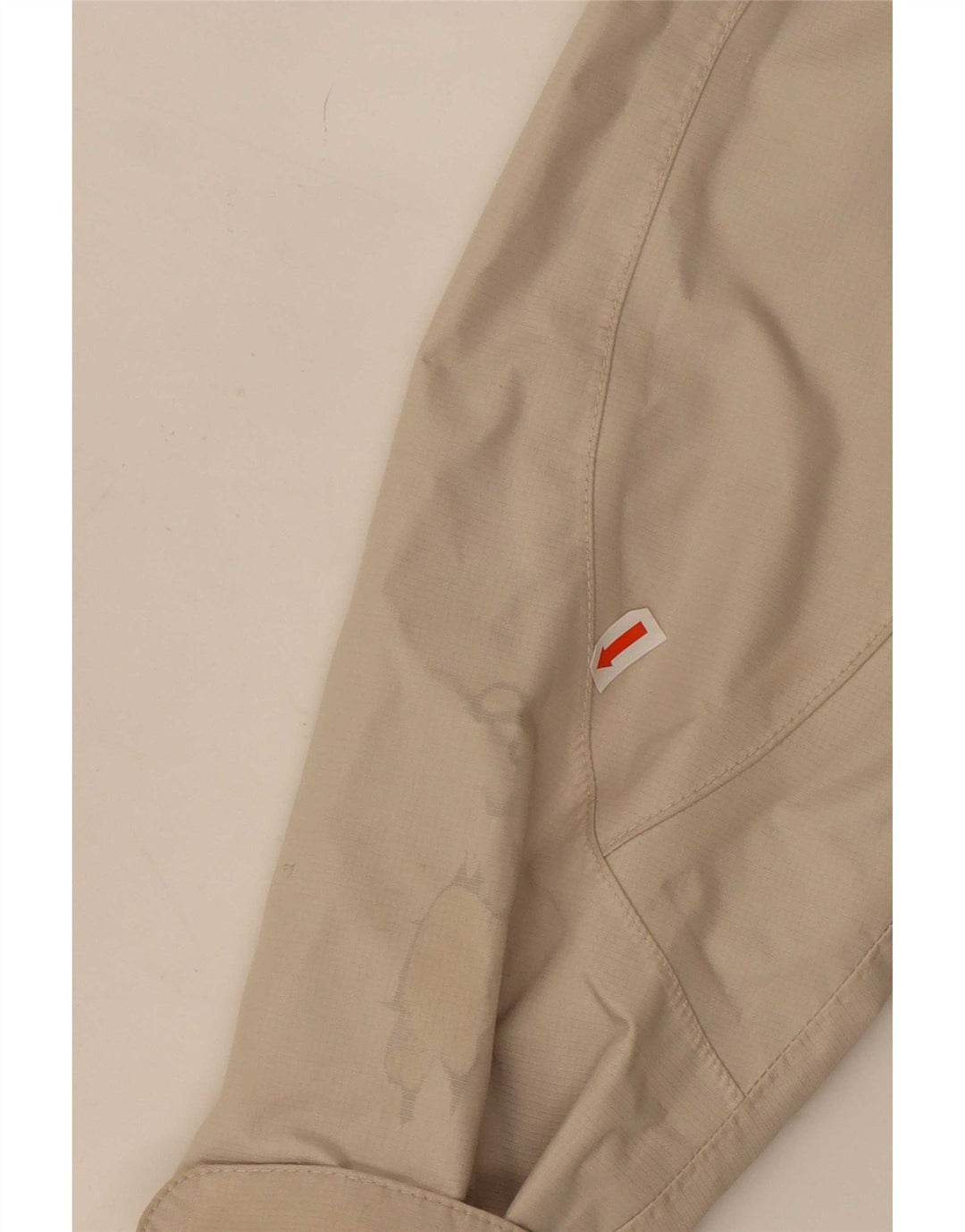 The North Face Chaqueta impermeable extragrande con capucha para mujer UK 10 Small Beige Nylon