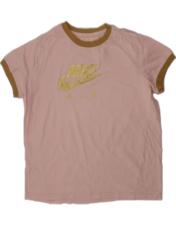 NIKE Girls Graphic T-Shirt Top 13-14 Years XL  Pink