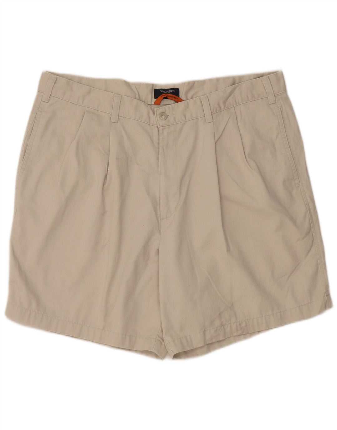 DOCKERS Mens Stain Defender Pegged Chino Shorts W38 XL Algodón Gris
