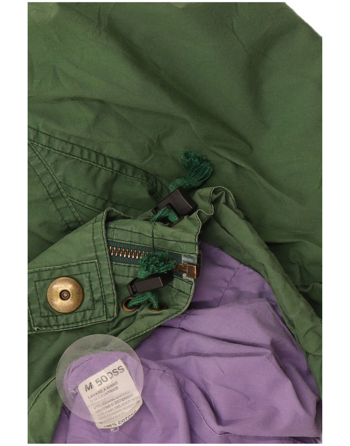 MC Ross Chaqueta utilitaria con capucha para hombre IT 50 Algodón verde grande