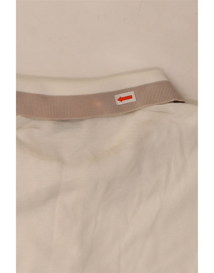 ALVIERO MARTINI Mens Polo Shirt 2XL White Cotton Vintage ALVIERO MARTINI and Second-Hand ALVIERO MARTINI from Messina Hembry 