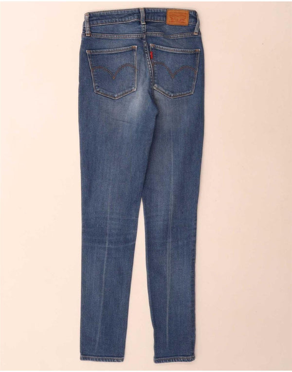 Levi's Jeans ajustados de talle alto 721 para mujer W24 L30 Algodón negro