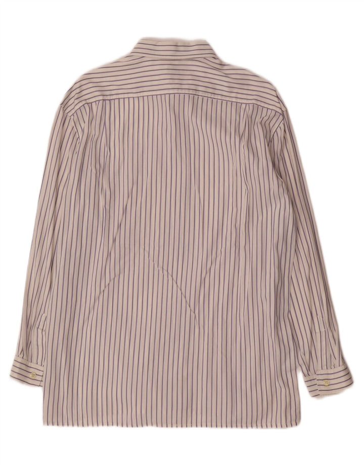 CACHAREL Camisa Hombre Talla 15 3/4 40 Mediana Rayas Blancas