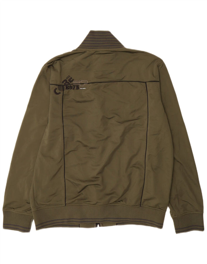 Jack & Jones Mens Graphic Chándal Top Jacket 2XL Caqui Colorblock