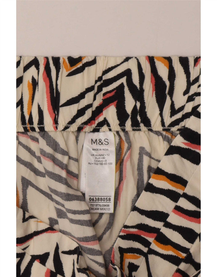 Marks & Spencer Pantalones cortos casuales para mujer UK 12 Medium W30 Off White