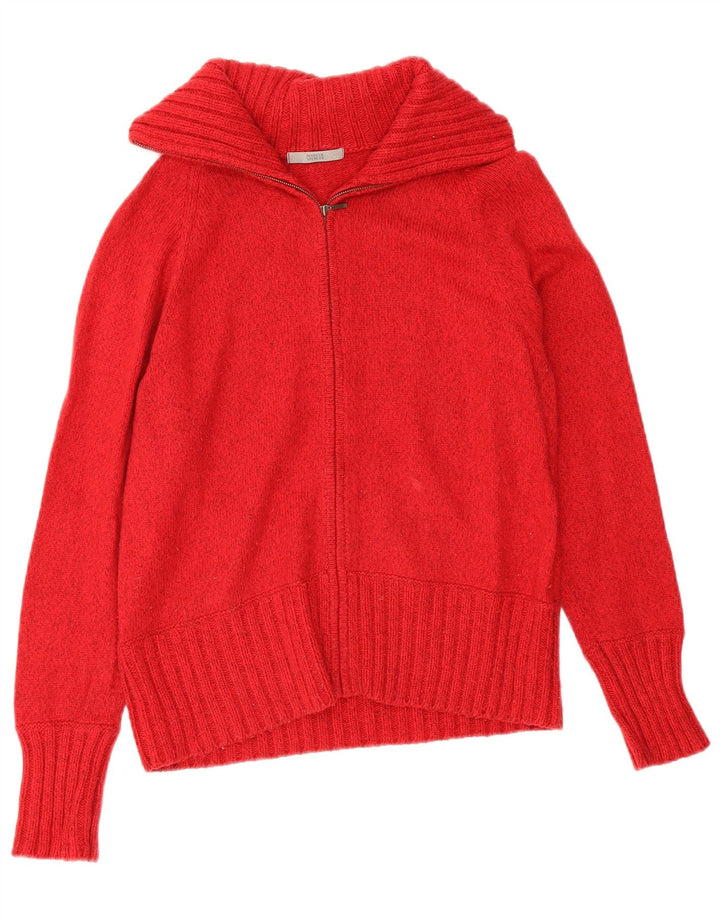 Marks & Spencer Suéter tipo cárdigan para mujer Reino Unido 46 Grande Algodón rojo