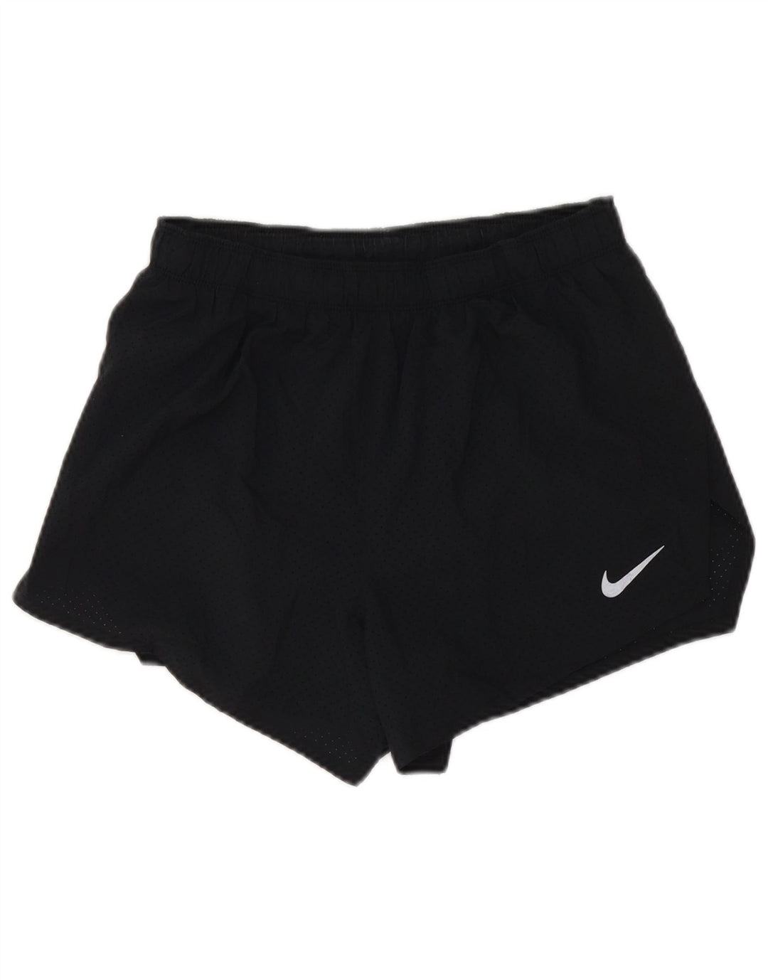 Nike - Pantalones cortos deportivos Dri Fit para mujer, talla M, poliéster negro