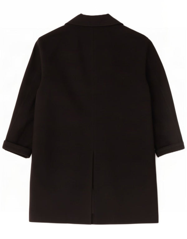 Topshop Abrigo extragrande para mujer Reino Unido 44 Grande Algodón negro