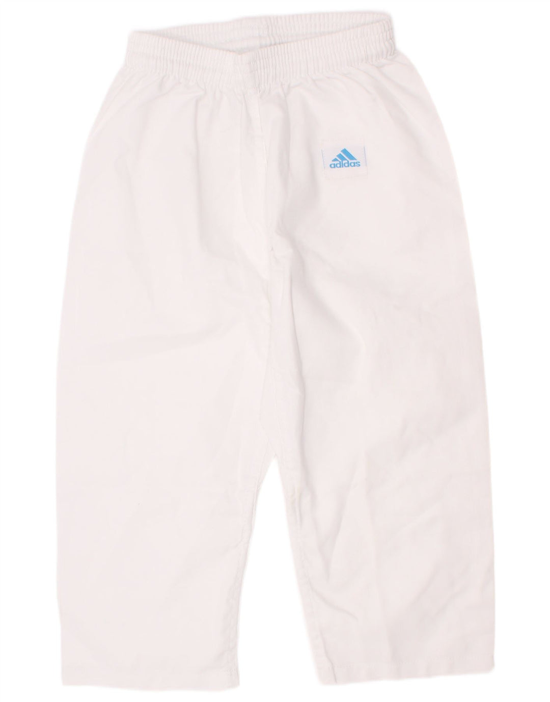 Adidas Pantalón Chándal Corto para Niños 7-8 Años Blanco Poliéster