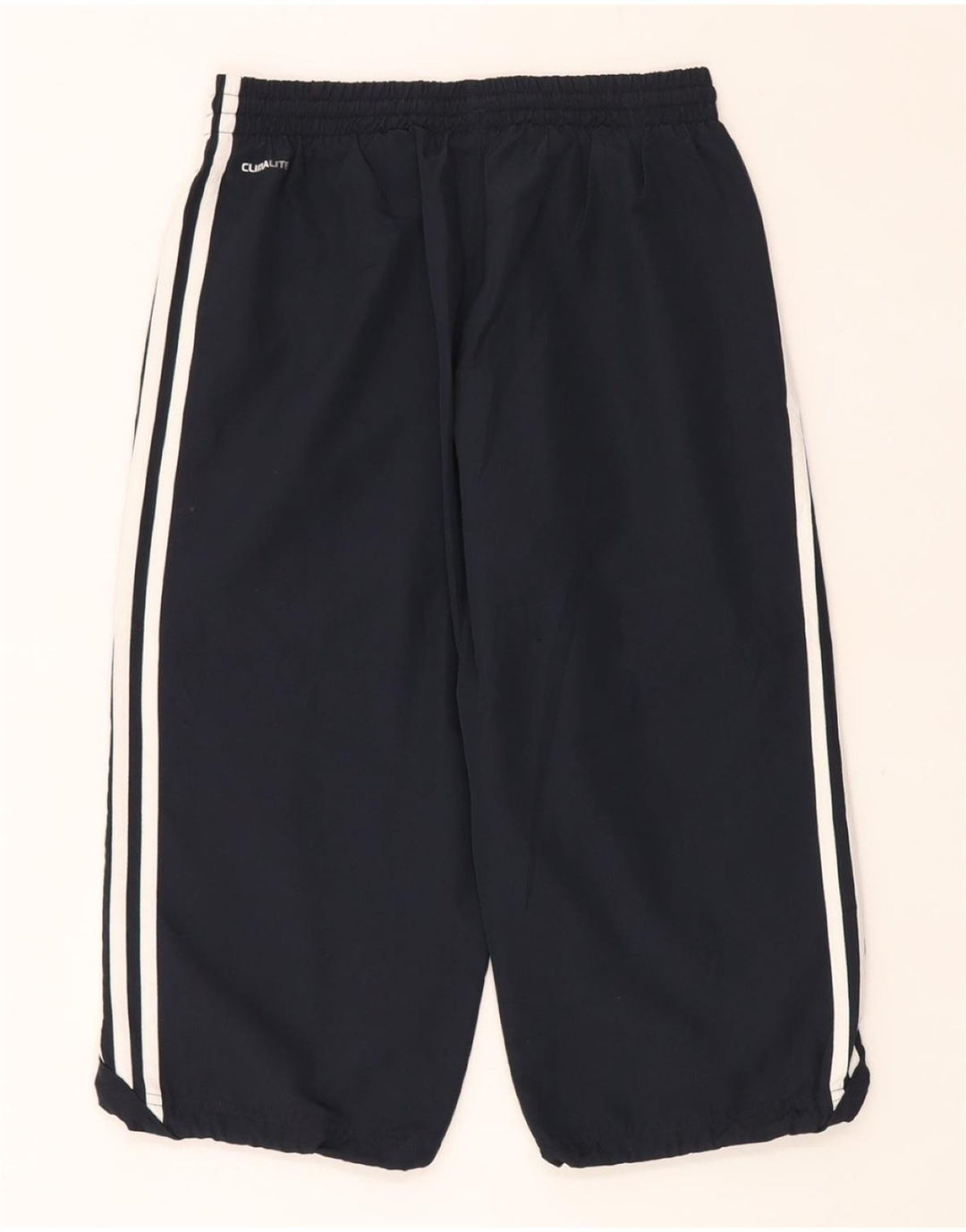ADIDAS Mujer Climalite Capri Chándal Pantalones UK 6 XS Azul Marino