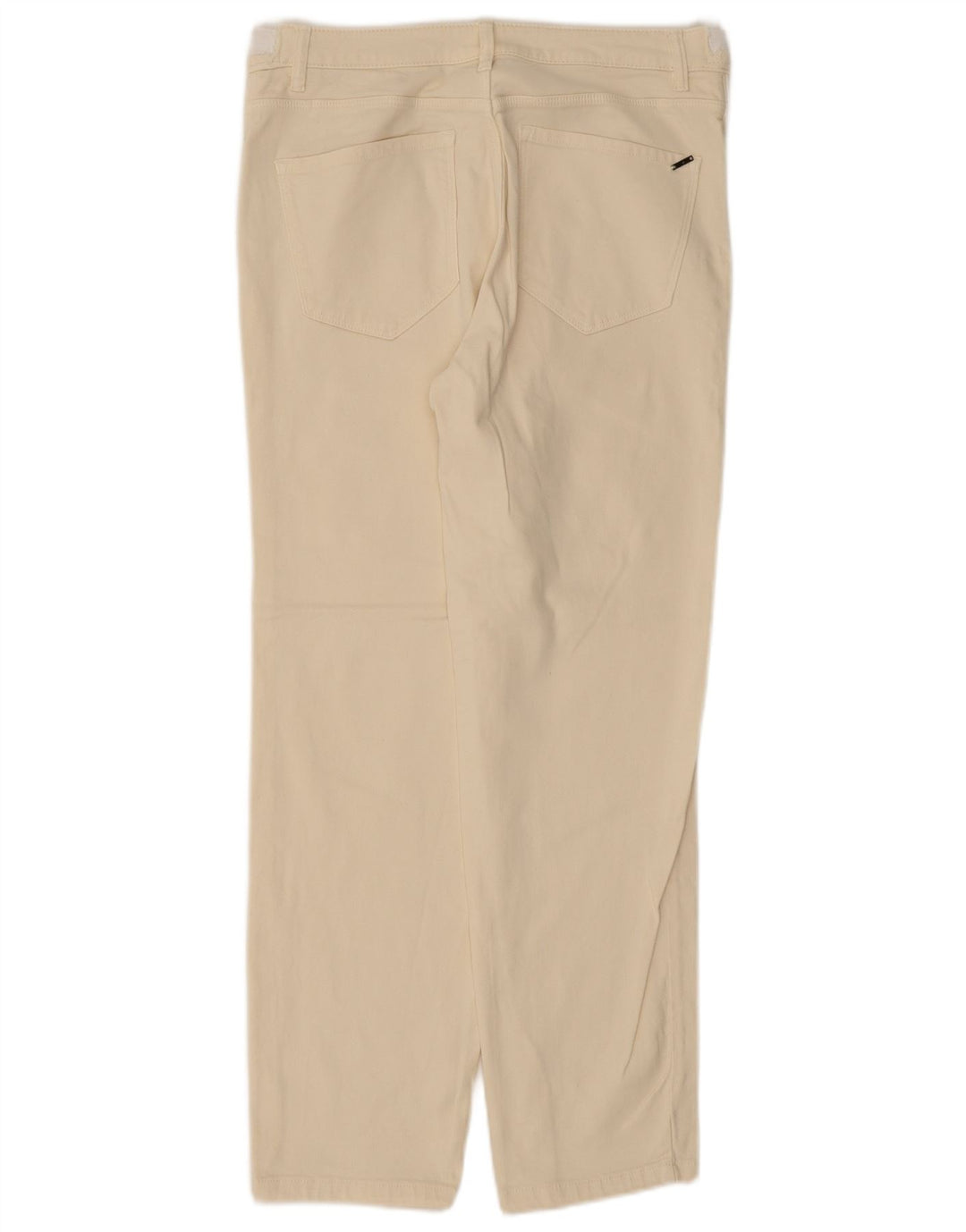 Massimo Dutti Vaqueros Rectos Mujer EU 42 Large W32 L28 Beige