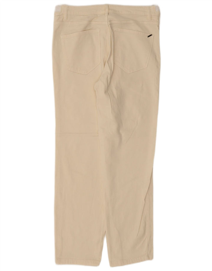 Massimo Dutti Vaqueros Rectos Mujer EU 42 Large W32 L28 Beige