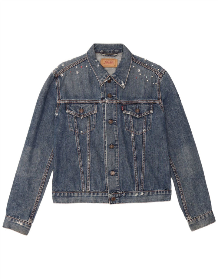 LEVI'S Chaqueta Vaquera Niña 11-12 Años Grande Azul Algodón