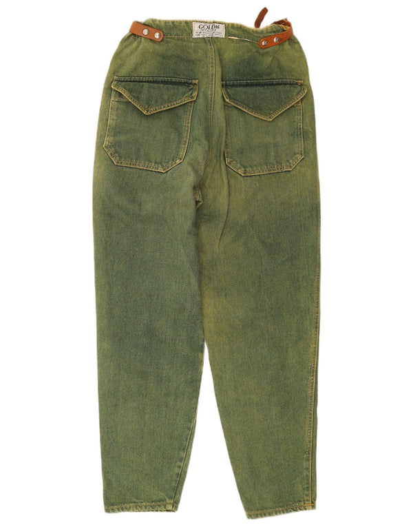 Goldie Utility Vaqueros cónicos de cintura alta para hombre EU 40 Medium W28 L27 Verde