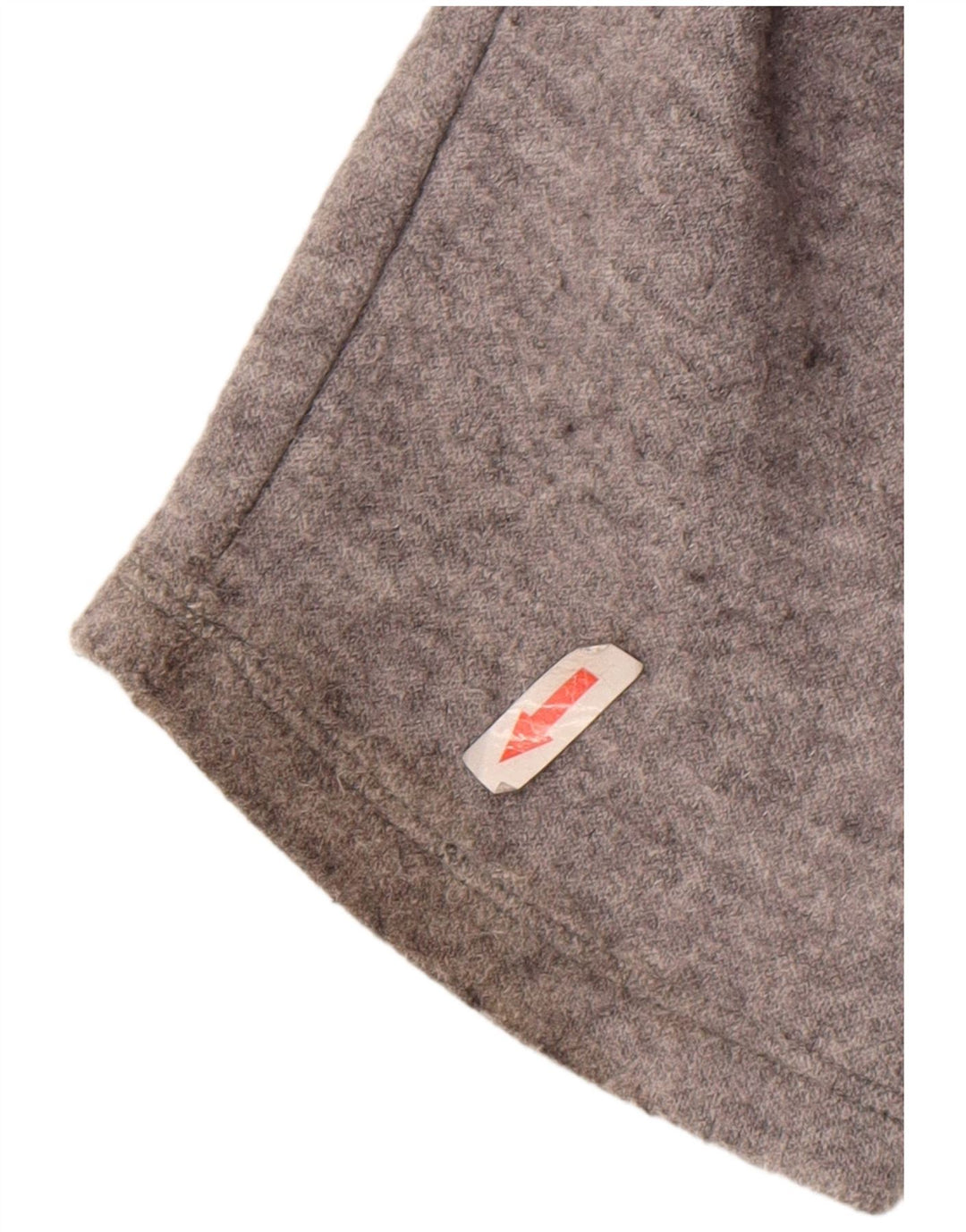 Zara Mujer Top Extragrande Manga Larga UK 10 Small Viscosa Gris