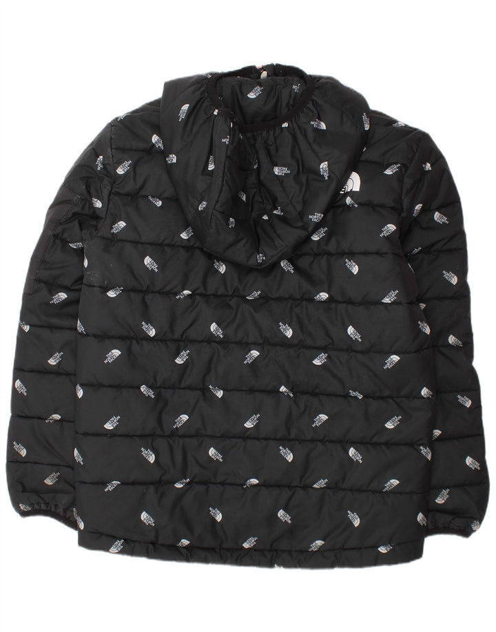 The North Face Chaqueta acolchada con capucha para niños 9-10 años Mediana Negro