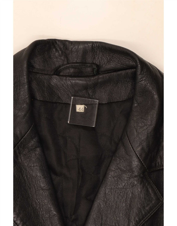 Suprema Abrigo de cuero para mujer IT 44 Medium Black