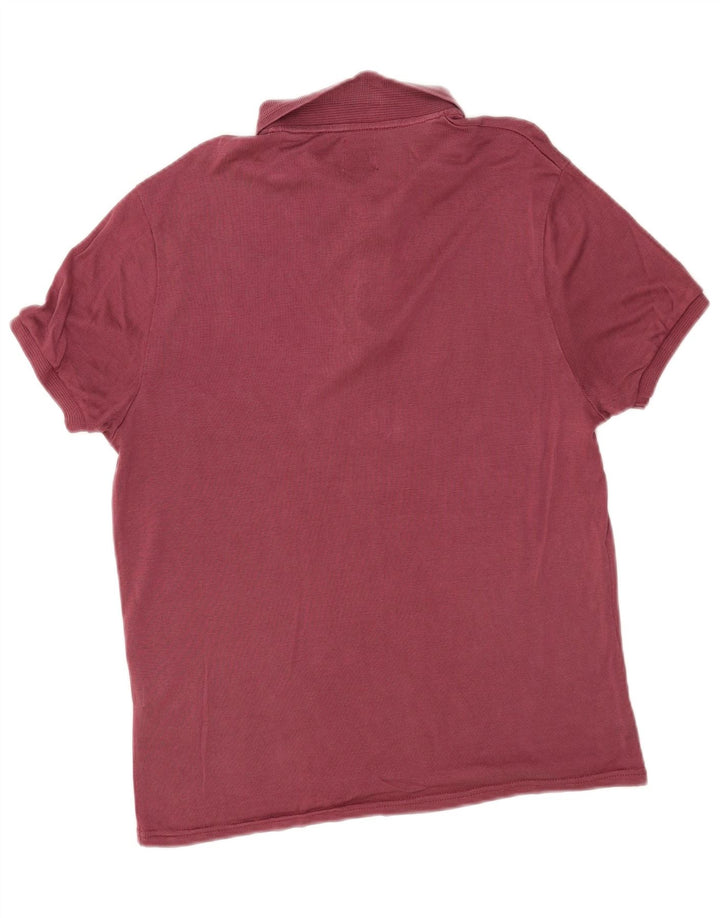 Zara Polo Hombre Lyocell Burdeos Grande