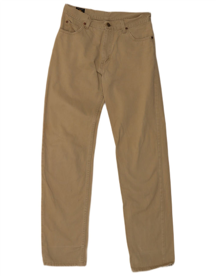 Lee Mens Pantalones Casuales Rectos W30 L32 Caqui