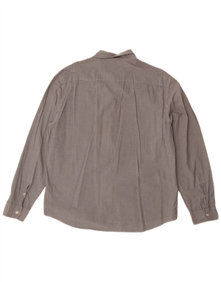 JACK WILLS Camisa slim fit para hombre XL Algodón gris a rayas