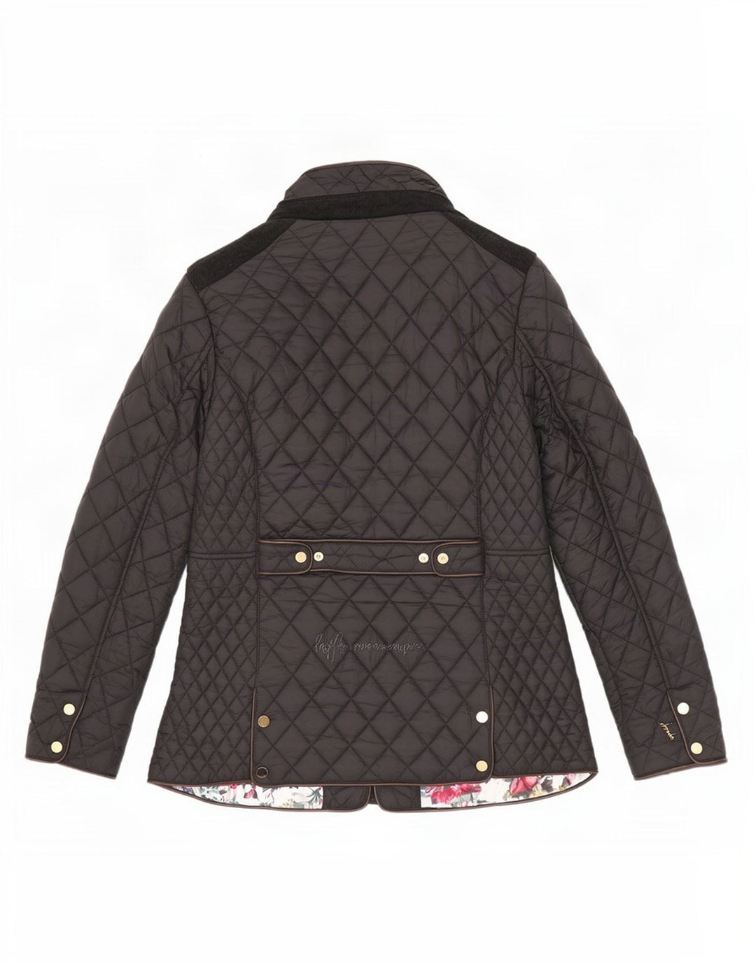 Chaqueta acolchada para mujer Joules UK 12 Mediana Poliamida negra