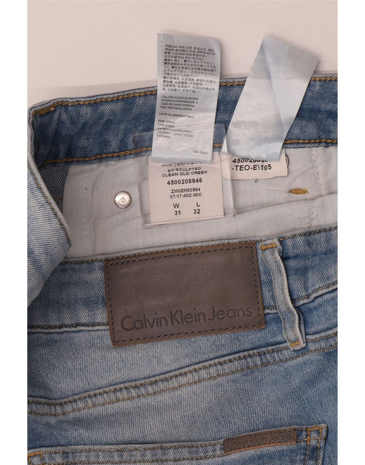 Calvin Klein Jeans ajustados para hombre W31 L32 Algodón azul